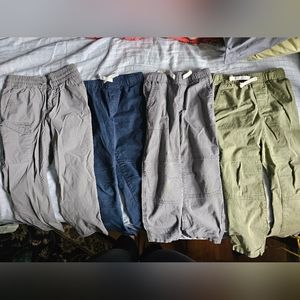Lot #2, 4 pairs boys joggers, Gap, Cat & Jack, boys, size 6 or S.